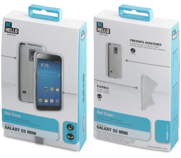 BeHello Samsung Galaxy S5 Mini Gel Case Transparent
