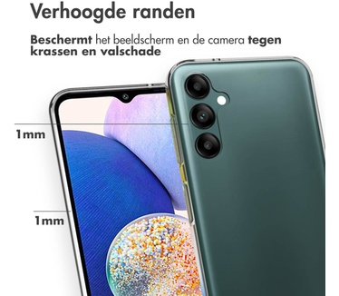Accezz Clear Backcover Samsung Galaxy A14 (5G) - Transparant