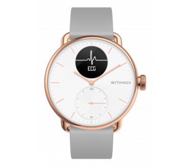 Withings Scanwatch 38mm, Rosé Goud (Grijs)