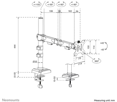 Neomounts Neomounts monitorarm
