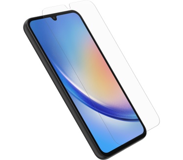 Otterbox OtterBox Trusted Glass-screenprotector voor Galaxy A34 5G, gehard glas, x2 krasbescherming, bescherming tegen vallen en splinters, Geen retailverpakking
