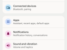 Pixel 10 - Android 16 UI