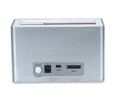IC Intracom eSATA Quick Dock Zilver
