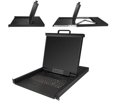 Startech.com 8 poorts VGA rack monteerbare KVM console voor server rack 19" 1U