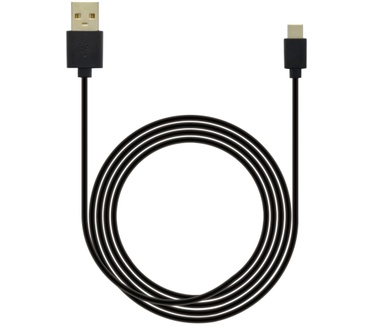 Grab 'n Go USB-C naar USB-A kabel 3m - Zwart