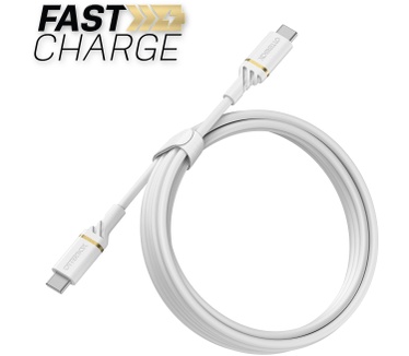 Otterbox Cable USB C-C 2M USB-PD, Cloud Sky White