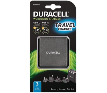 Duracell Type-C & Type-A Wall Charger