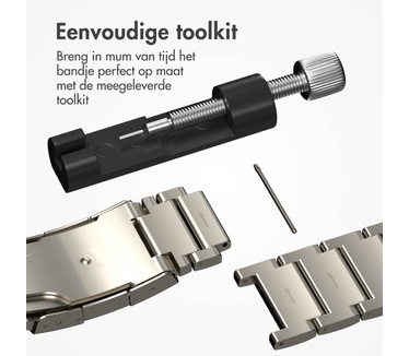 Accezz Titanium stalen bandje