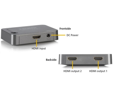 Marmitek Split 312 UHD HDMI splitter met 4K UHD ondersteuning - 1 ingang /2 uitgangen