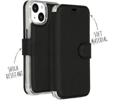 Accezz Xtreme Wallet Bookcase iPhone 14 Plus - Zwart