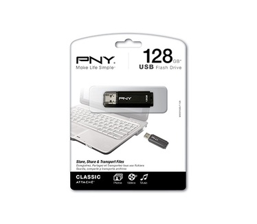 PNY Classic Attaché 128GB Zwart