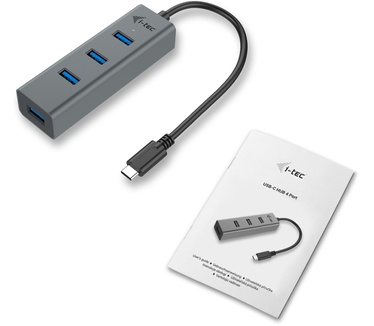 iTEC USB-C Metal 4-port HUB