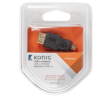 Konig USB Micro B - USB A M/F