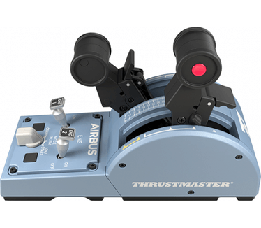 Thrustmaster Civil Aviaton (TCA) Officer Pack AIRBUS Edition Aluminium, Blauw, Zwart