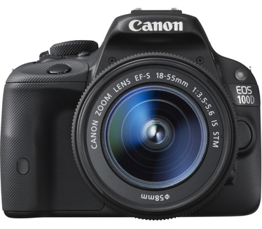 Canon EOS 100D + EF-S 18-55mm f/3.5-5.6 IS STM Zwart
