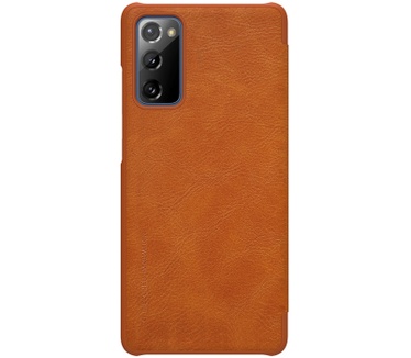 Nillkin Qin PU Leather Book Case - Samsung Galaxy S20 FE - Bruin Bruin