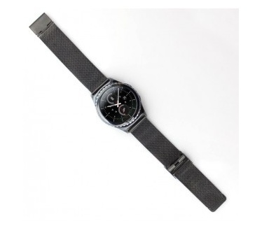 qMust Milanees armband voor Samsung Gear S2 Classic - Black