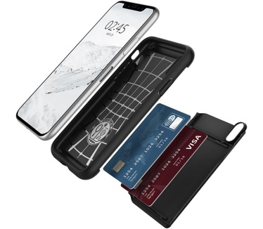 Spigen Apple iPhone X Hoesje Slim Armor CS Zwart