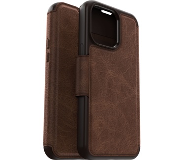 Otterbox Strada Series Folio MagSafe voor iPhone 15 Pro Max, Espresso (Brown)