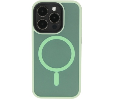 Mobiparts Hardcover Apple iPhone 14 Pro Satin Light Green Ltd Edition (Magsafe Compatible)