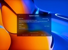 Huawei MateView interface en menu-opties