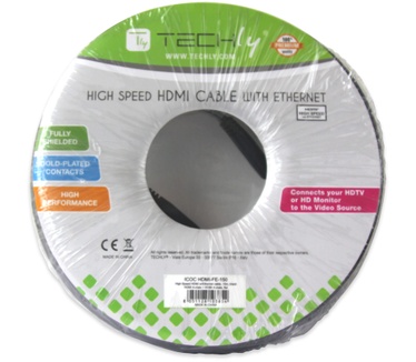 Techly ICOC HDMI-FE-150 Zwart