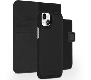 Accezz Premium Leather 2 in 1 Wallet Bookcase iPhone 14 Plus - Zwart