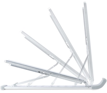 Startech.com Inklapbare Laptopstandaard, Verstelbare Hoek, Ergonomische Laptophouder, Draagvermogen 10Kg, Ventileren/Kantelen/Verhogen, Aluminium Tablet/Laptop Steun/Riser/Staander