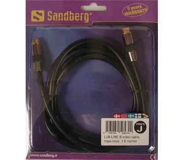 Sandberg LUX-LINE, S-Video M-M  1.8 m