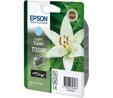 Epson inktpatroon Light Cyan T0595 Ultra Chrome K3