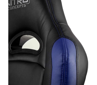 Nitro Concepts C80 Comfort Gaming Chair Zwart/Blauw