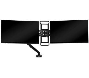 BakkerElkhuizen BE Universal Crossbar, Twee schermen met slechts één monitorarm.