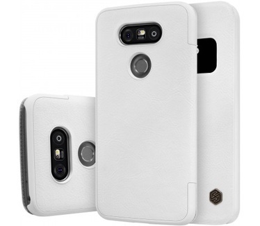 Nillkin Leather Case LG G5 - Qin Series - White