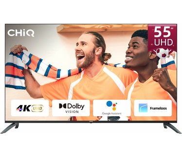 Chiq U55G7LX - 55 Inch 4K Android Smart TV - UHD - Dolby Vision - Google Assistant