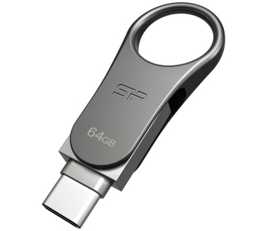 Silicon Power Mobile C80 64GB Aluminium