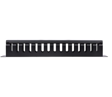 Startech.com 2U Horizontale Kabelgoot met Deksel voor 19" Server Rack - Vingergoot Kabelmanagement Paneel met Open Sleuven - Raceway Panel