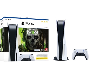 Sony PlayStation 5 + Call of Duty: Modern Warfare II Wit, Zwart