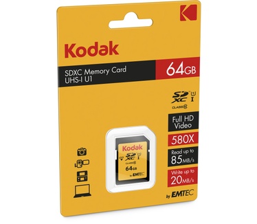 Kodak SDXC 64GB Class 10 UHS-1 U1