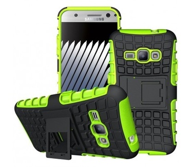 qMust Samsung Galaxy Note 7 Rugged Hybrid Case - Dual Protection - Green