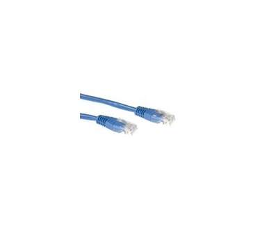 Advanced Cable Technology Blauwe 10 meter UTP CAT6 patchkabel met RJ45 connectoren