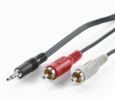 Value audio kabel 3,5mm / 2x Tulp M/2xM 1,5m