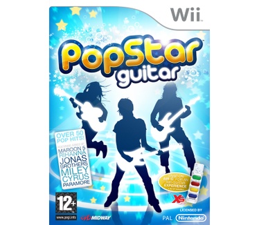 PopStar Guitar + Hardware  Wii