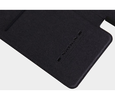 Nillkin Qin PU Leder Book Case voor Microsoft Lumia 950 - Zwart