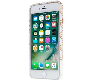 Nillkin Oger PU Leather Hard Case - Apple iPhone 7 (4.7") - Wit Wit