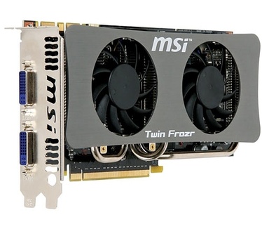 MSI GTS 250 1GB PhysX CUDA