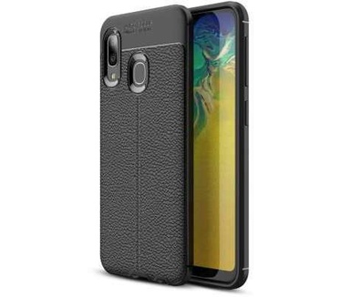 Just in Case Samsung Galaxy A20e Back Cover Zwart