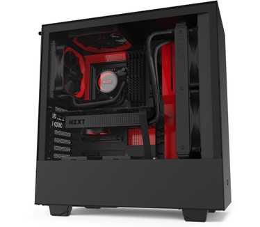 NZXT H510 Zwart/Rood