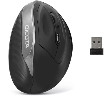 Dicota D31981. Vormfactor: Rechtshandig. Aansluiting: Bluetooth, Bewegingsresolutie: 1600 DPI, Soort knoppen: Drukknoppen, Aantal knoppen: 5, Scroll type: Ring. Stroombron: Batterijen. Kleur van het product: Zwart