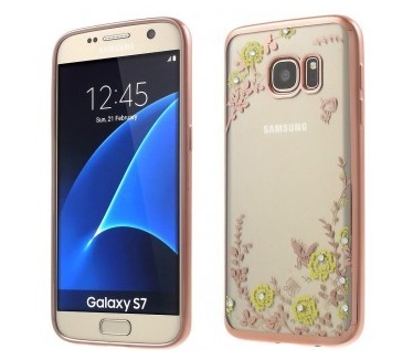 qMust Samsung Galaxy S7 TPU Case - Yellow Flowers