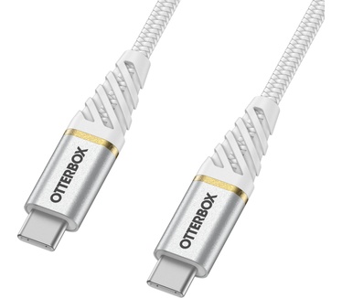Otterbox Premium Cable USB C-C 1M USB-PD, Cloud Sky White